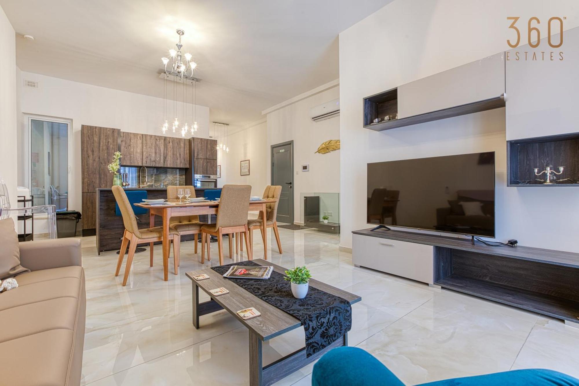 Stylish 3Br Home With Large Terrace In Mosta By 360 Estates Exterior foto