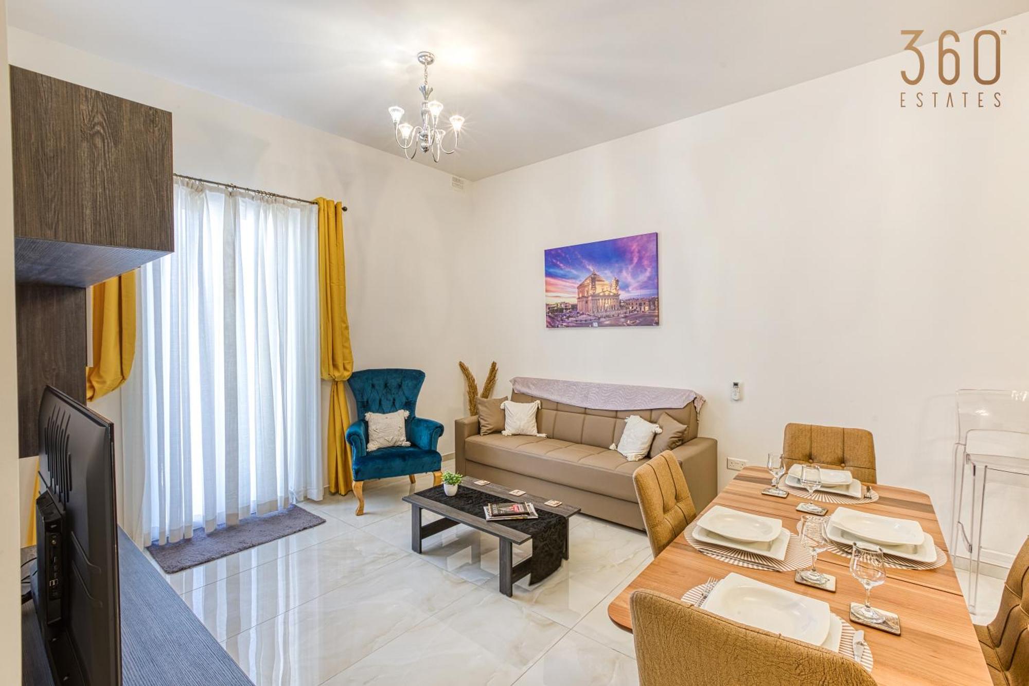 Stylish 3Br Home With Large Terrace In Mosta By 360 Estates Exterior foto