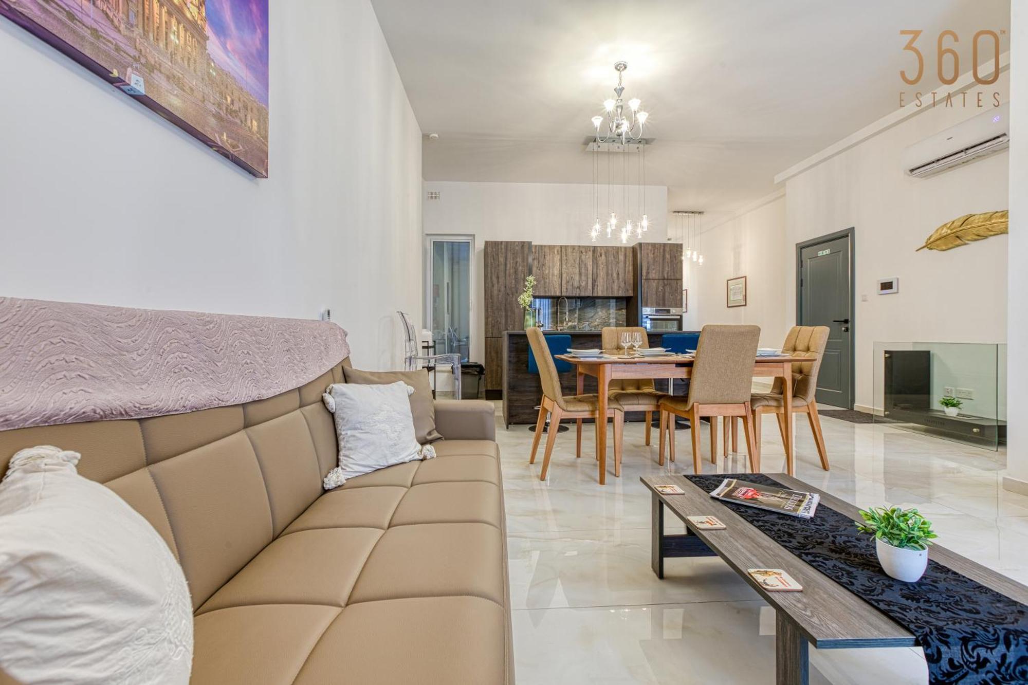 Stylish 3Br Home With Large Terrace In Mosta By 360 Estates Exterior foto