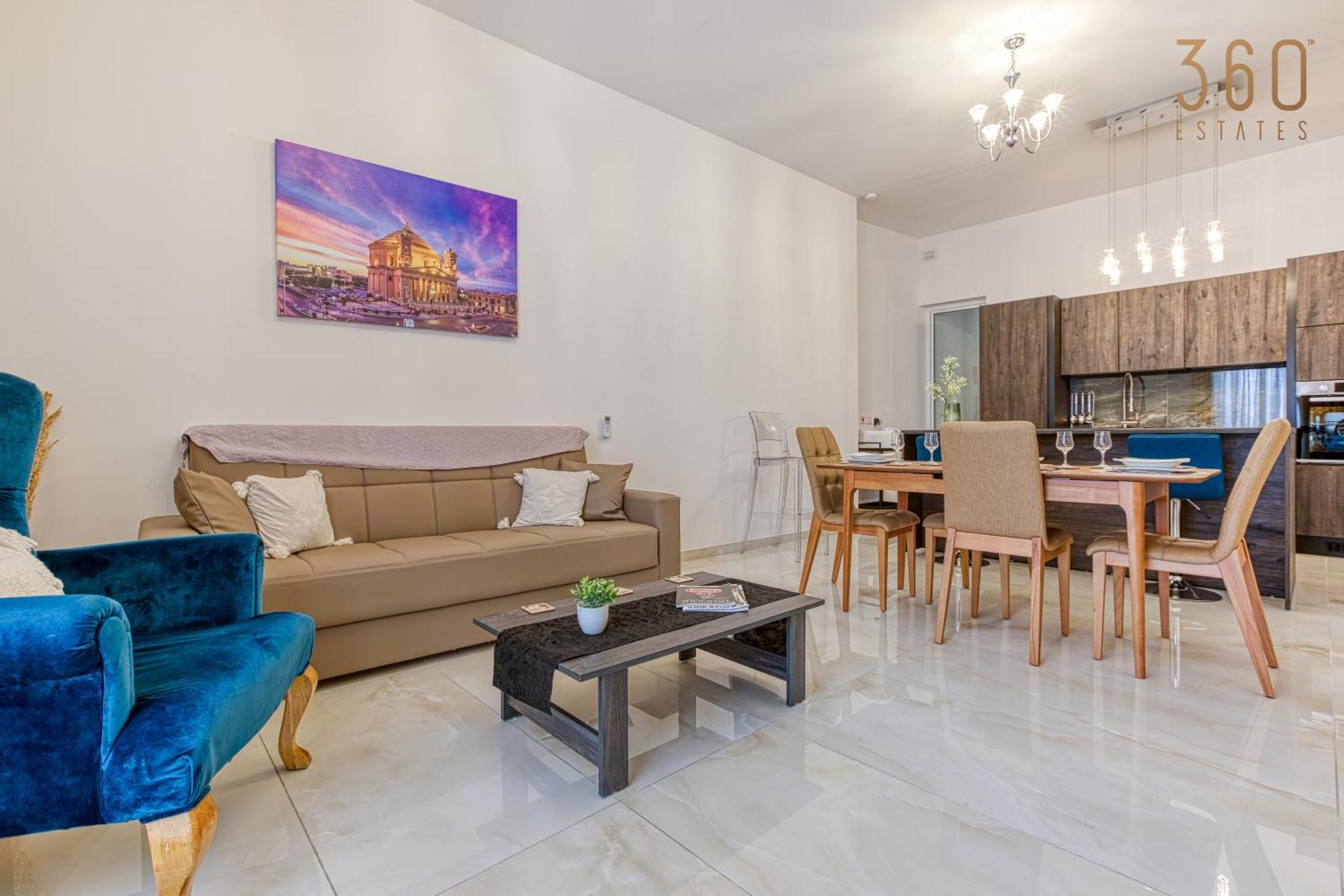 Stylish 3Br Home With Large Terrace In Mosta By 360 Estates Exterior foto