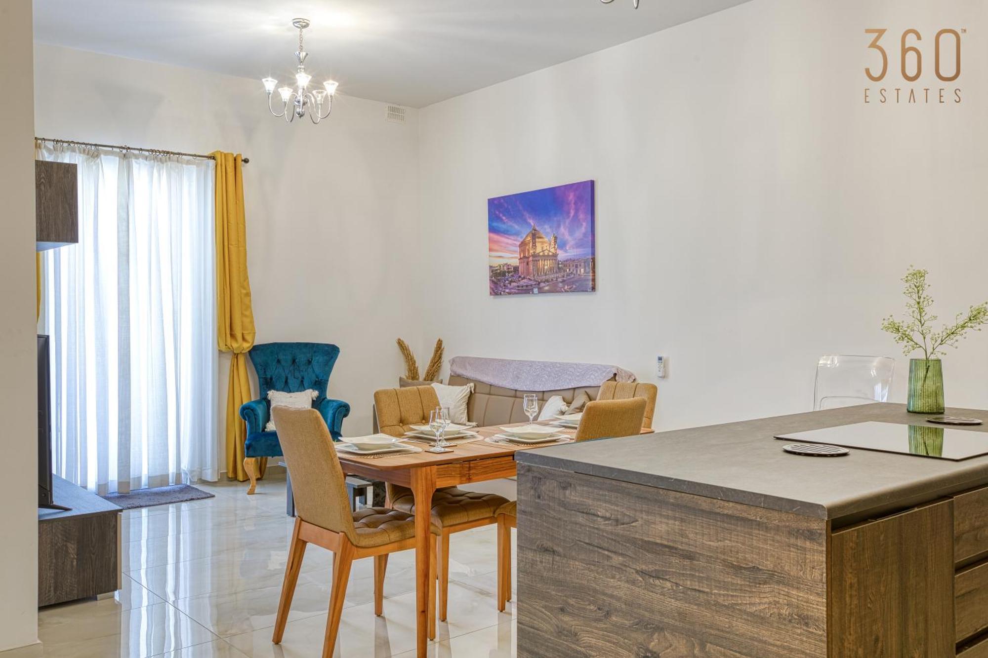 Stylish 3Br Home With Large Terrace In Mosta By 360 Estates Exterior foto